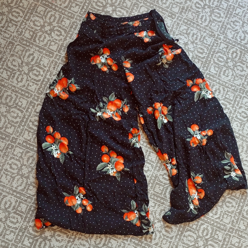 Citrus pattern pants